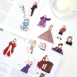 24PCS Magnetic Bookmark for Women Men Page Marker Magnetic Page Clip Magnet Book Marker for Students Teachers Reading