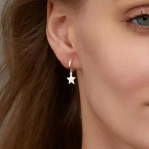 Star Dangle Earrings Trendy Small Star Earrings Dainty Earrings for Women